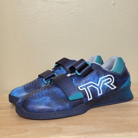 TYR L-1 Lifter Weightlifting Shoes Cosmic Navy Blue Men's Size 10 Women's 11.5 - Picture 3 of 7
